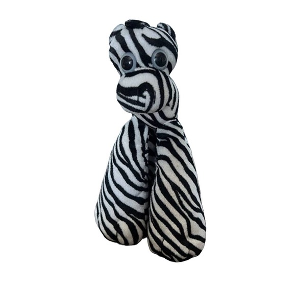 Vintage Jakks Pacific Limbo‎ Legs Zebra Plush - Picture 1 of 5